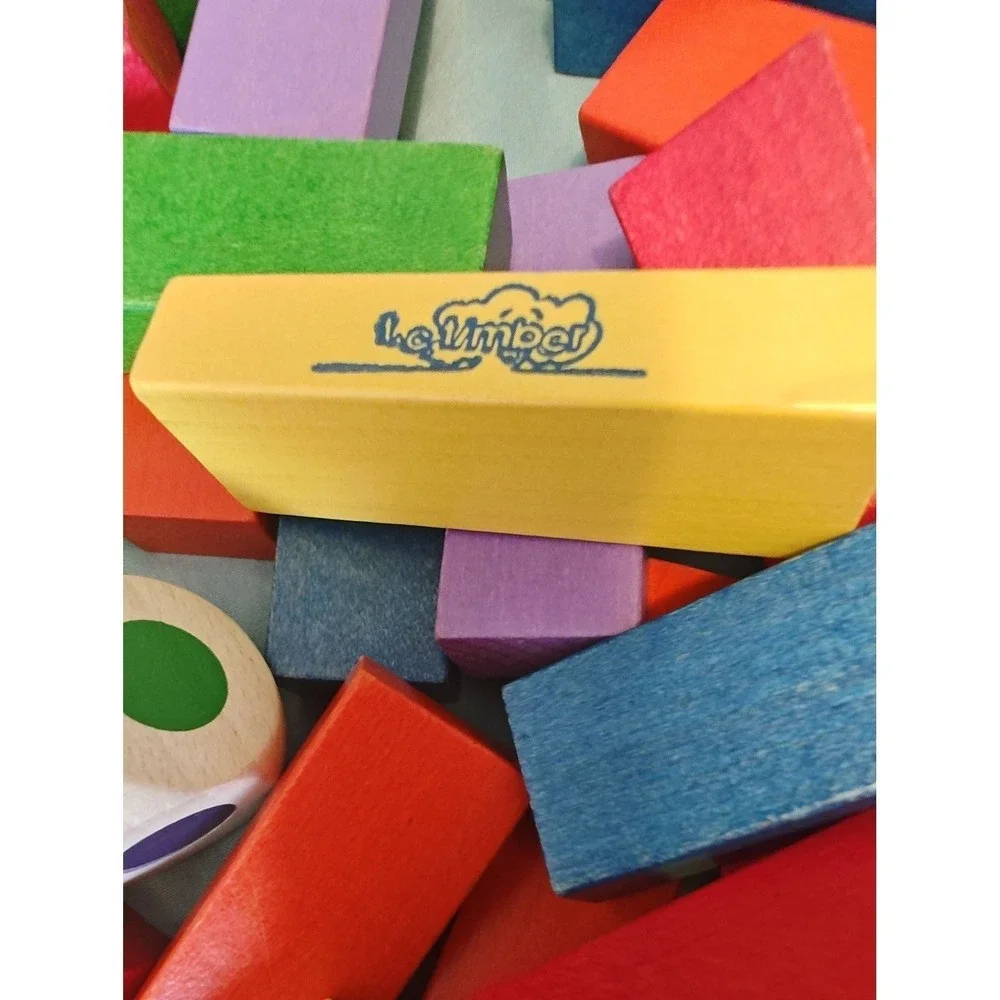 TC‎ Timber Rainbow Timber Stacking Game Kids SizeMulticolor Excellent Wood